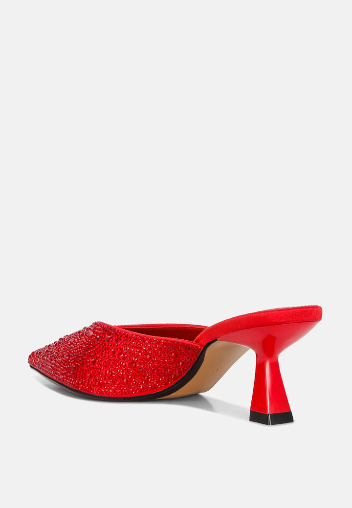 women aldora rhinestones embellished mules#color_red