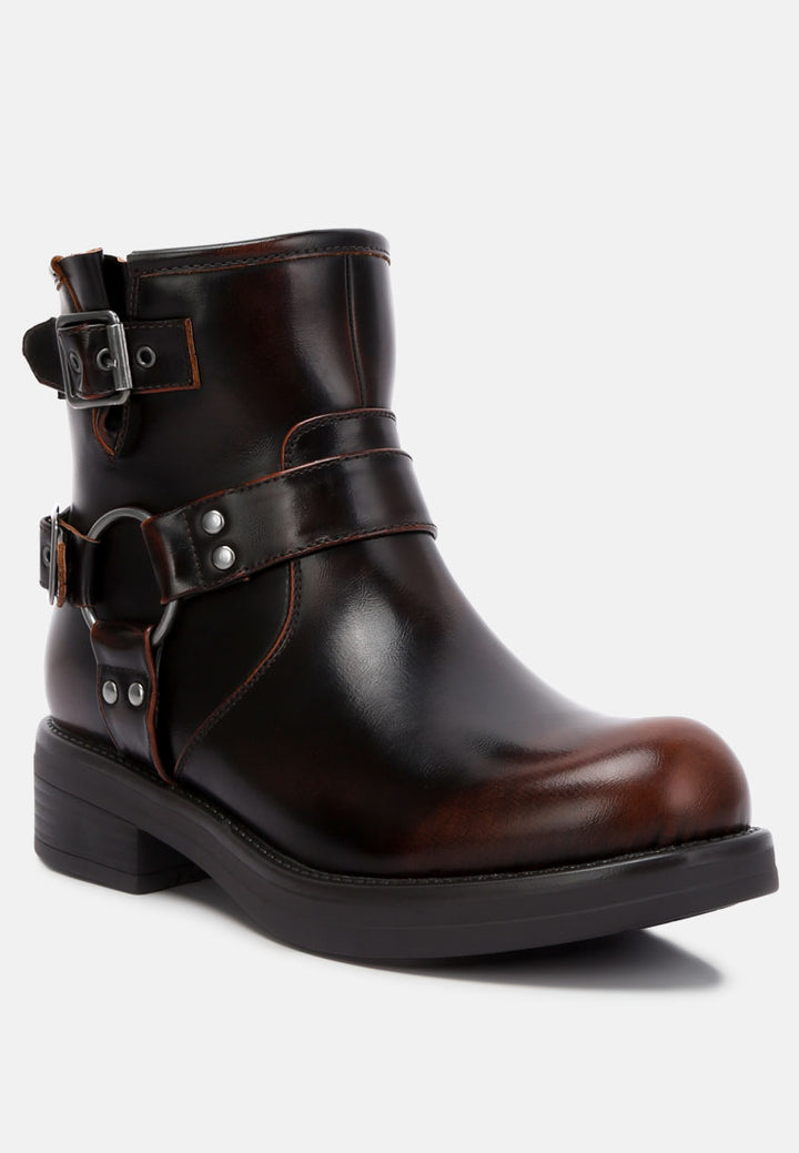 women allux pin buckle boots#color_brown