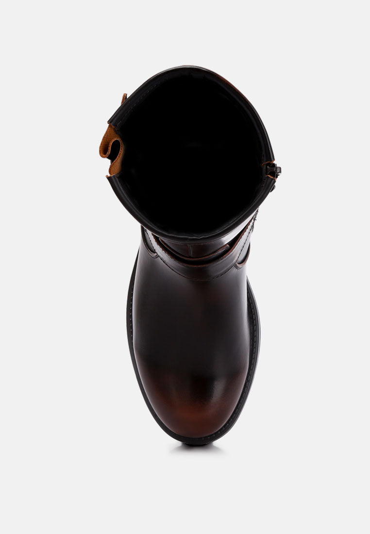 women allux pin buckle boots#color_brown