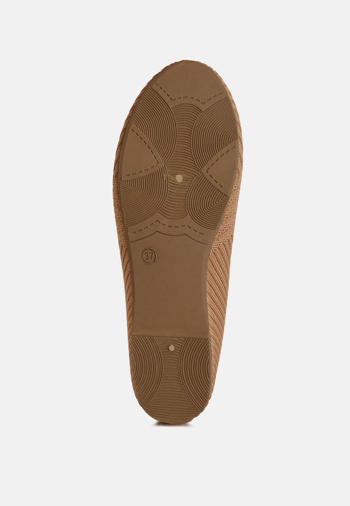 women solid casual ballet flats#color_beige