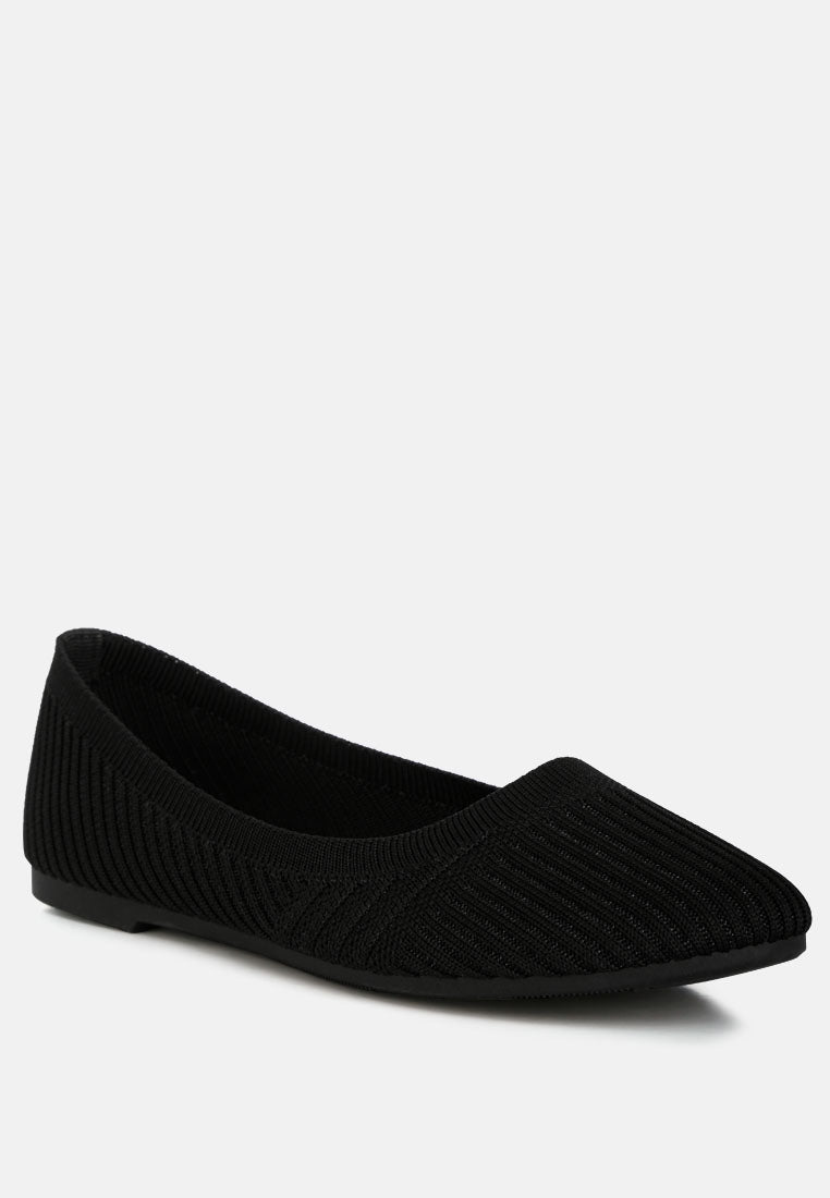 women solid casual ballet flats#color_black