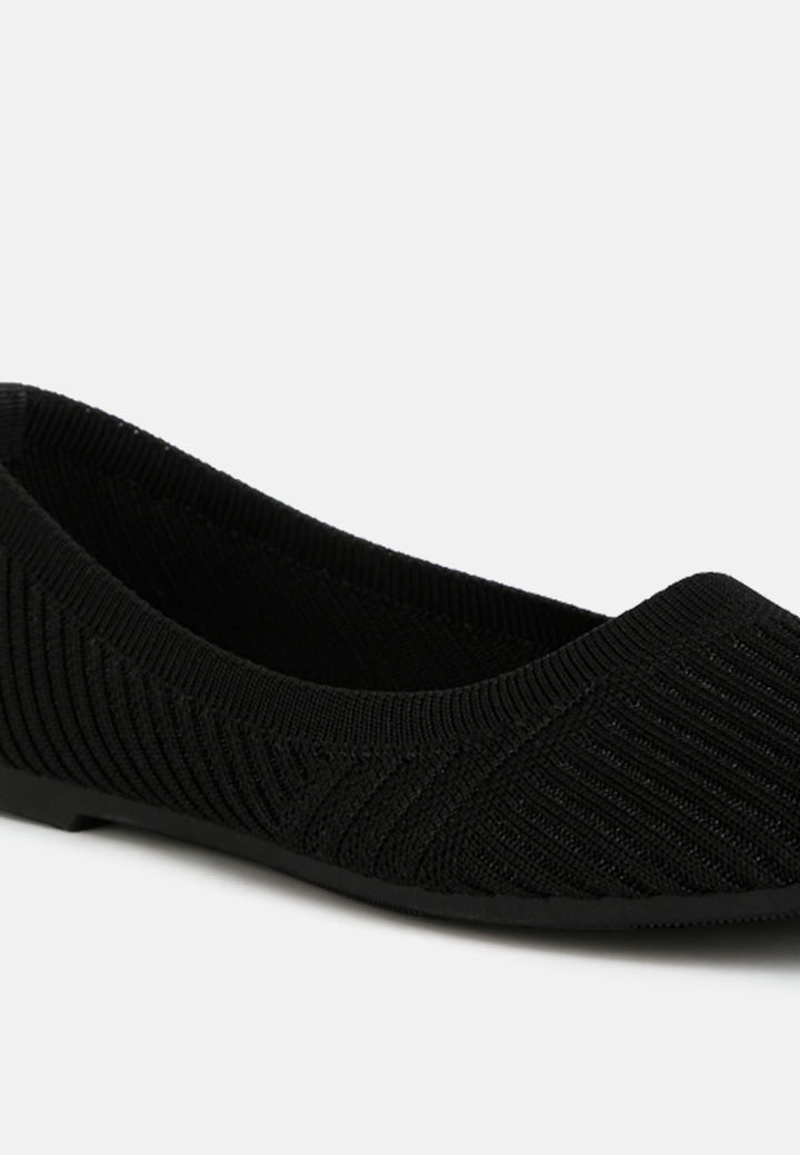 women solid casual ballet flats#color_black