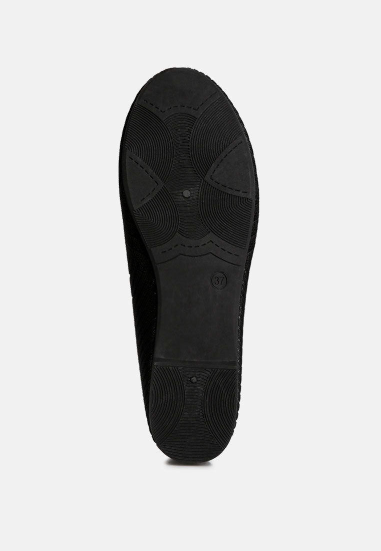 women solid casual ballet flats#color_black