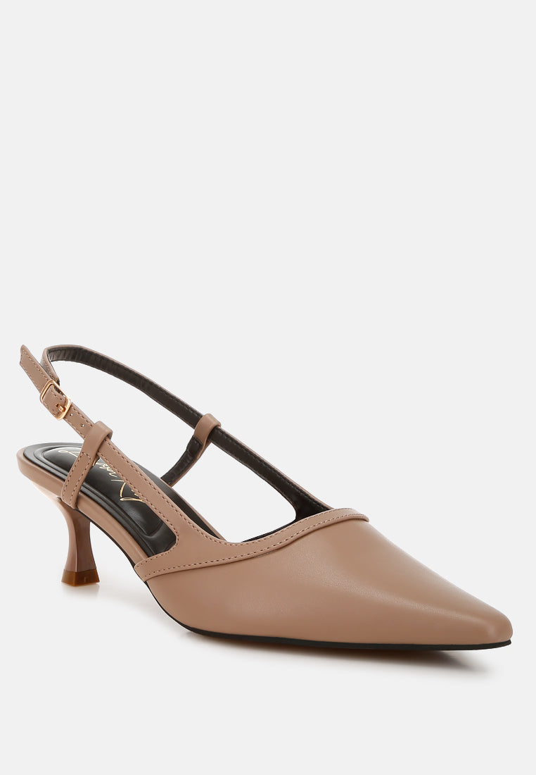 women kitten heel slingback sandals#color_taupe