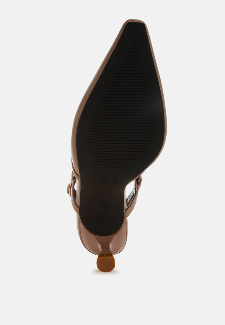 women kitten heel slingback sandals#color_taupe