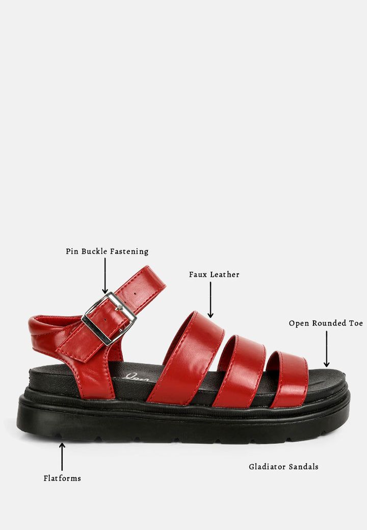 women buckle detail sandals#color_burgundy