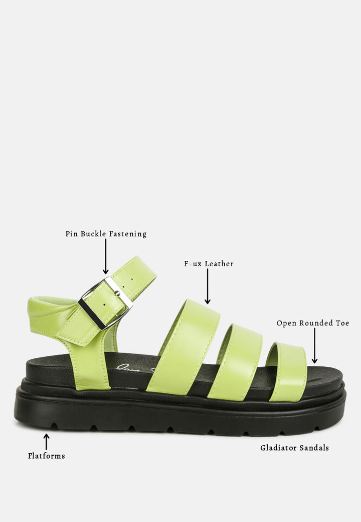 women buckle detail sandals#color_green