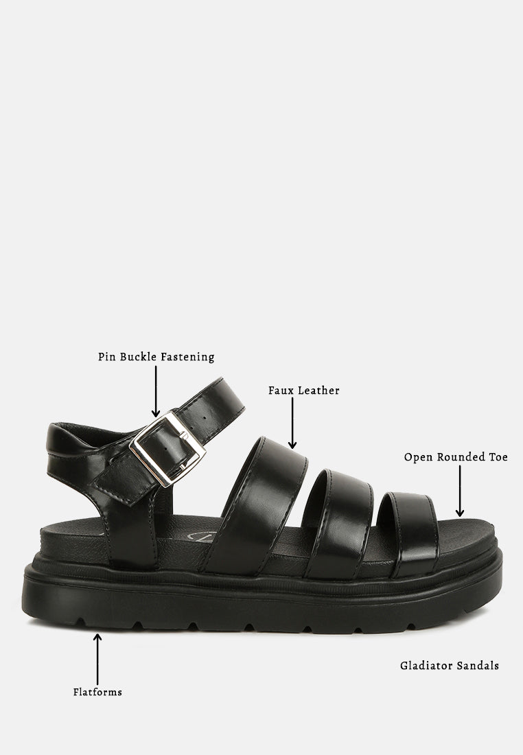 women buckle detail sandals#color_black