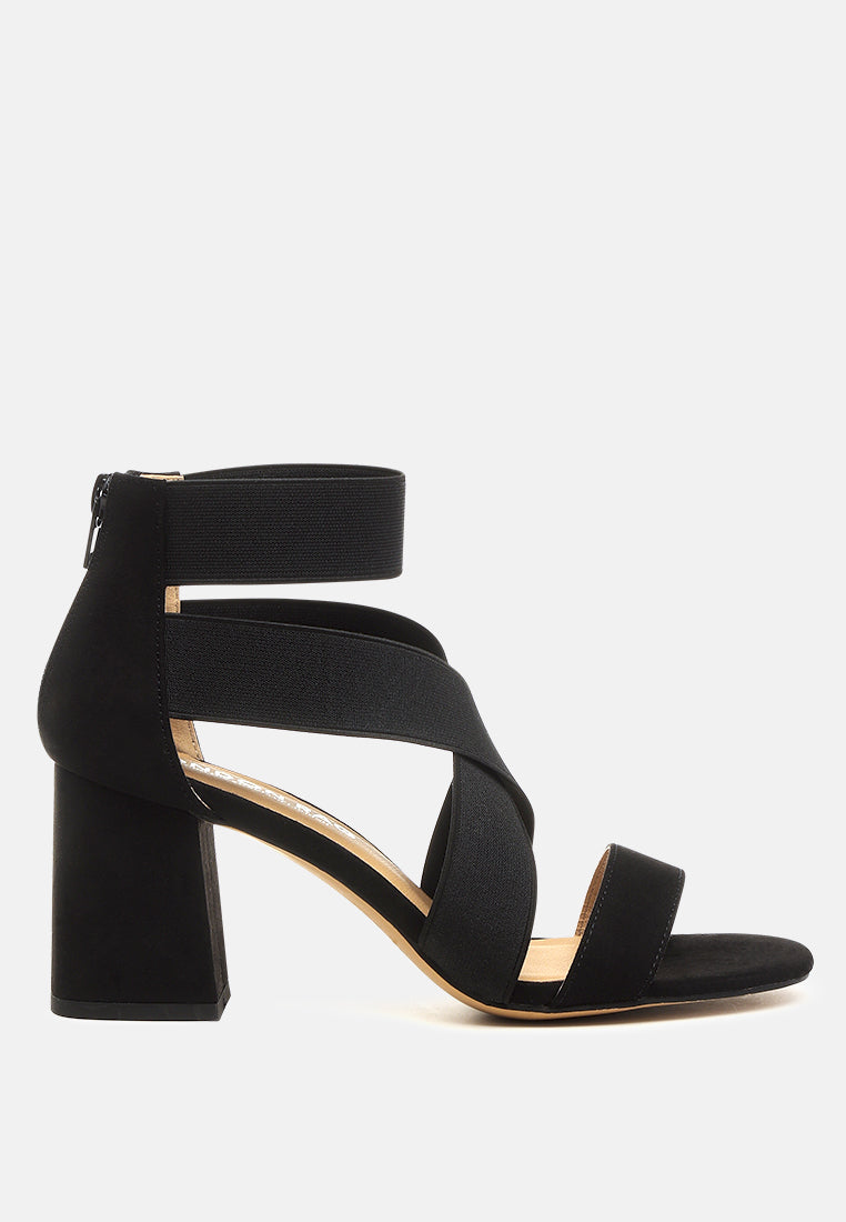 women strappy block heel sandals#color_black