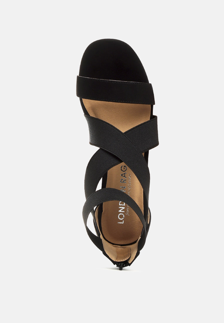 women strappy block heel sandals#color_black