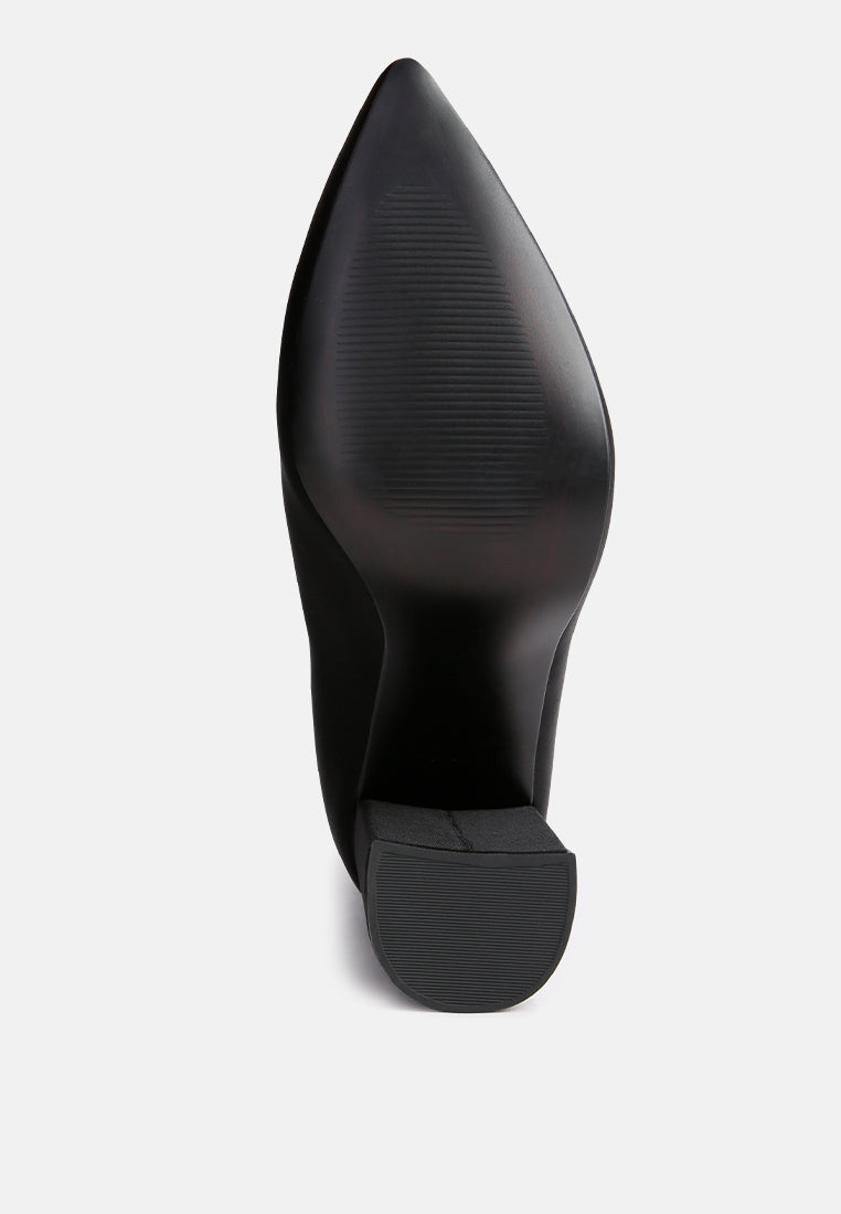 women bobbettes block heeled ankle boot#color_black