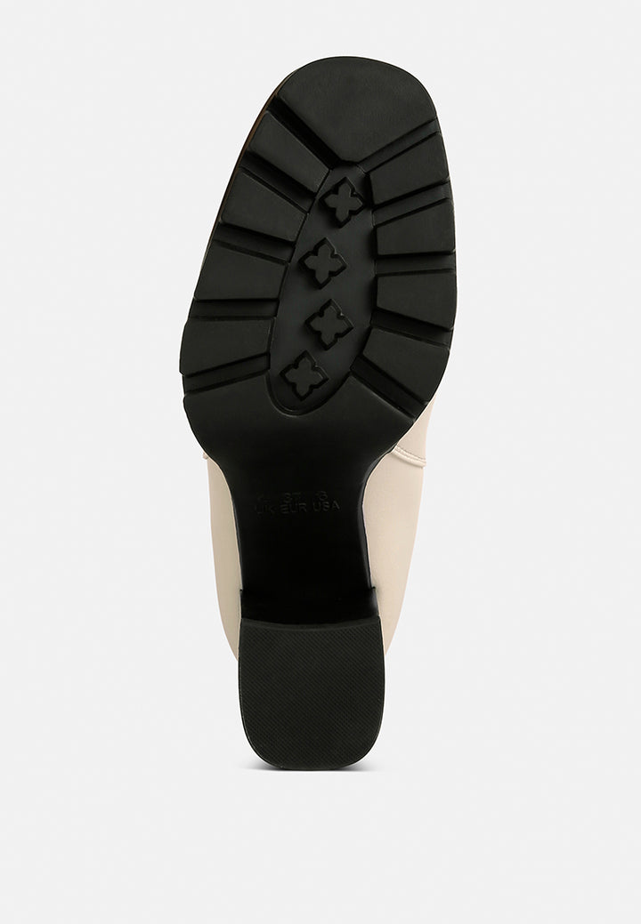 women bolt block heeled chelsea boots#color_beige