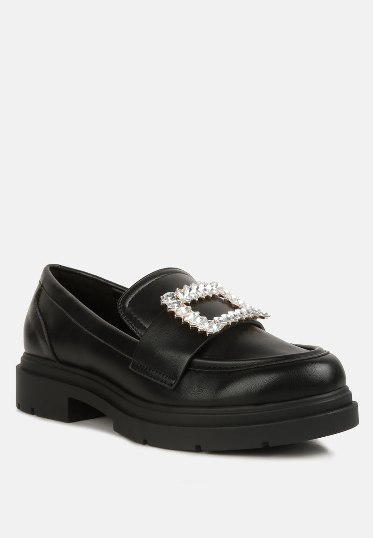 Women Bossi Loafers With Buckle Embellishment
