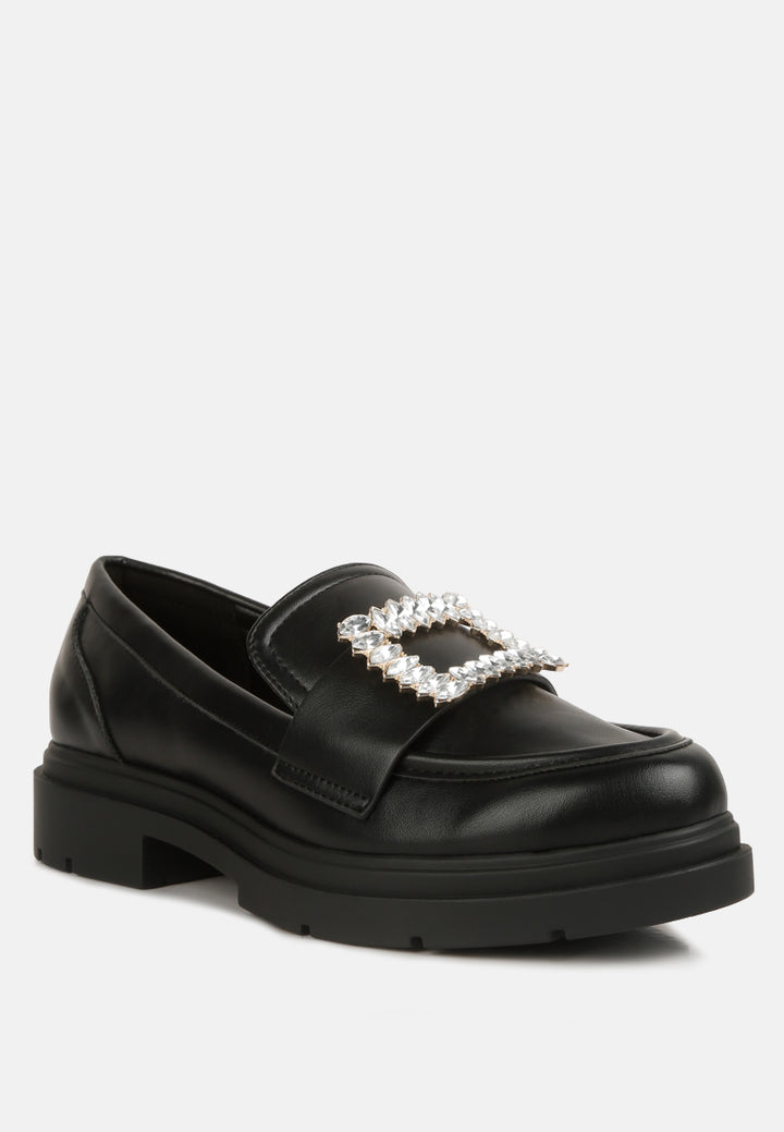 Women Bossi Loafers With Buckle Embellishment