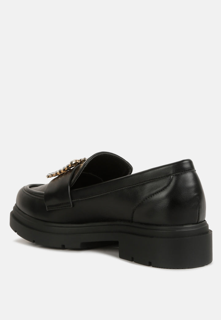 Women Bossi Loafers With Buckle Embellishment