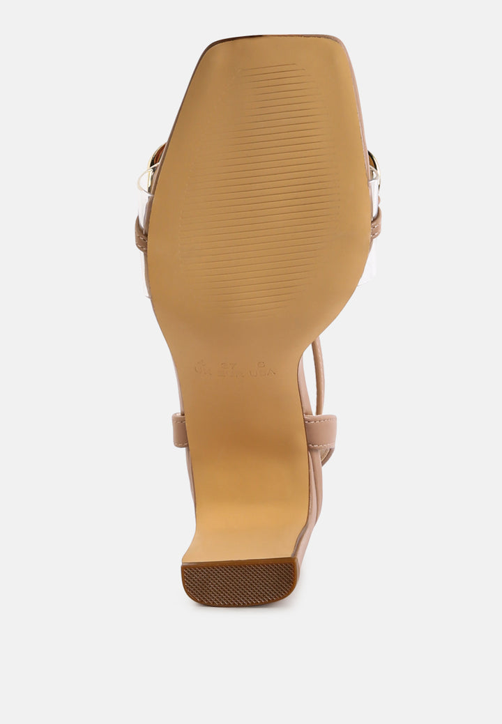 women bottom kiss chain strap heel sandals in black#color_camel