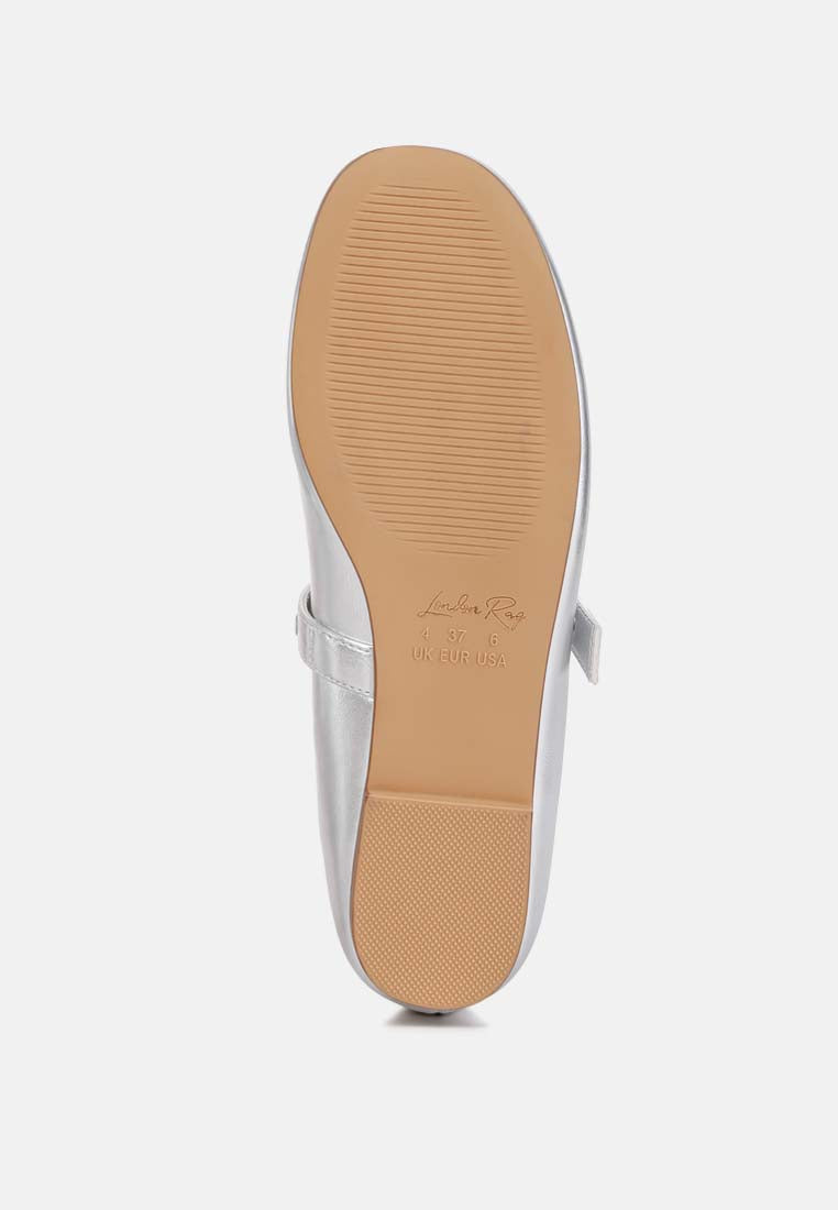 women mary jane ballerinas#color_silver