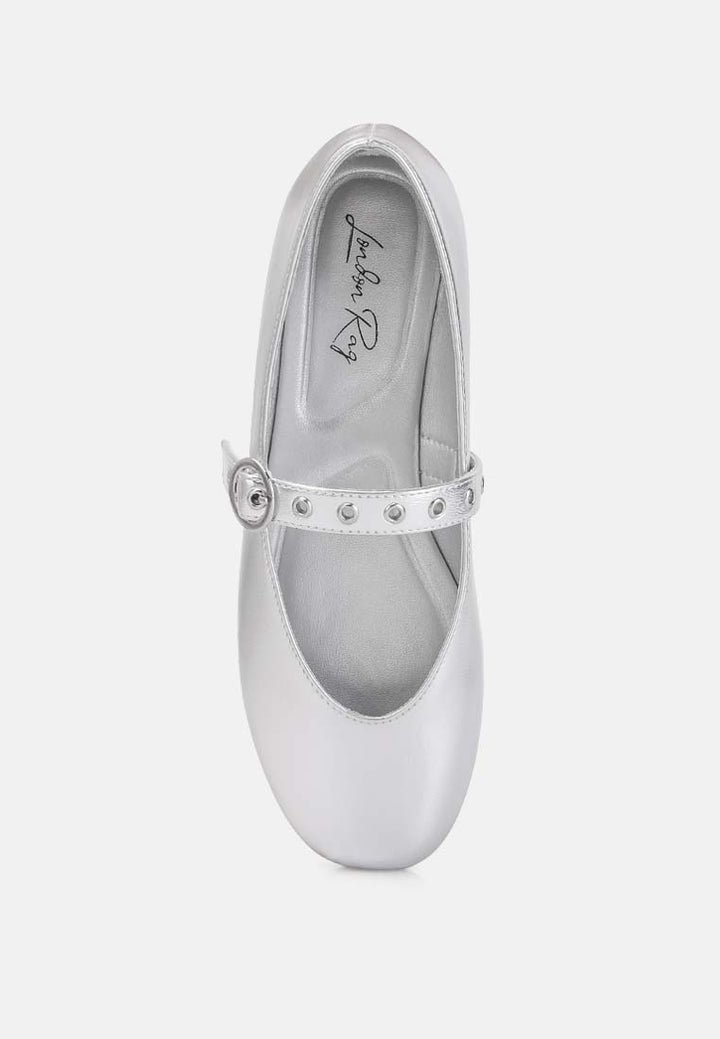 women mary jane ballerinas#color_silver