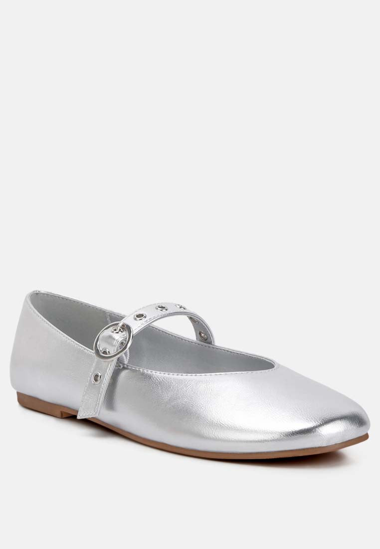 women mary jane ballerinas#color_silver