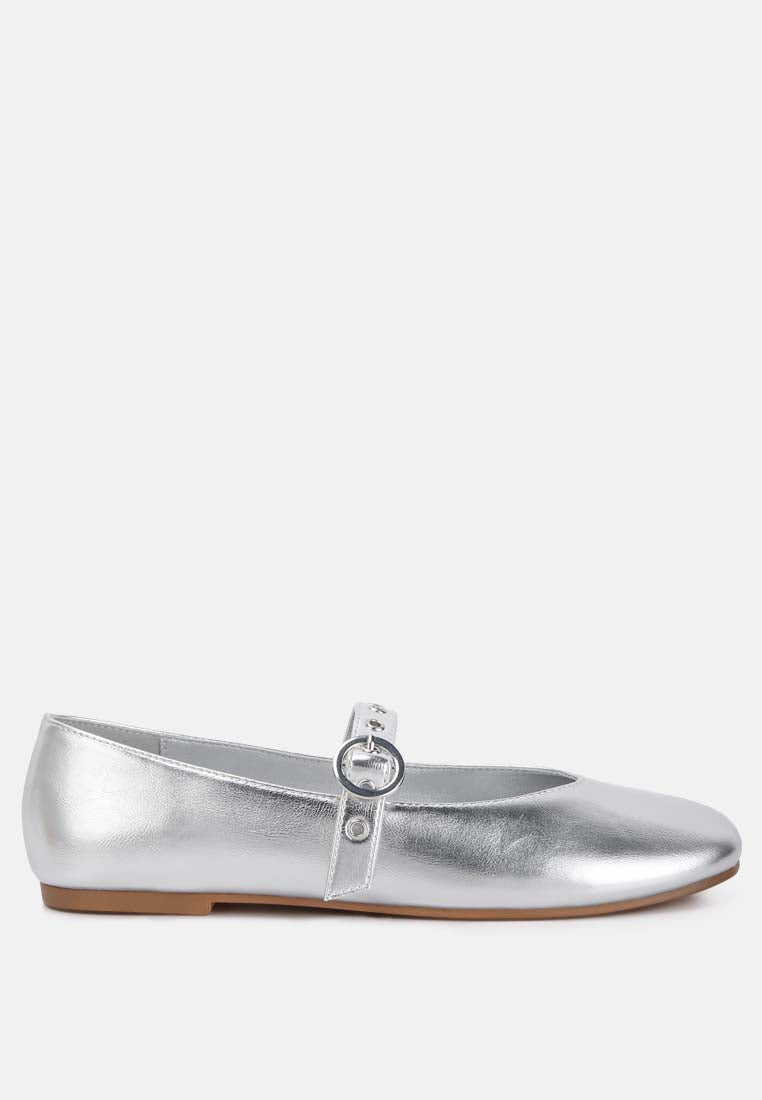 women mary jane ballerinas#color_silver
