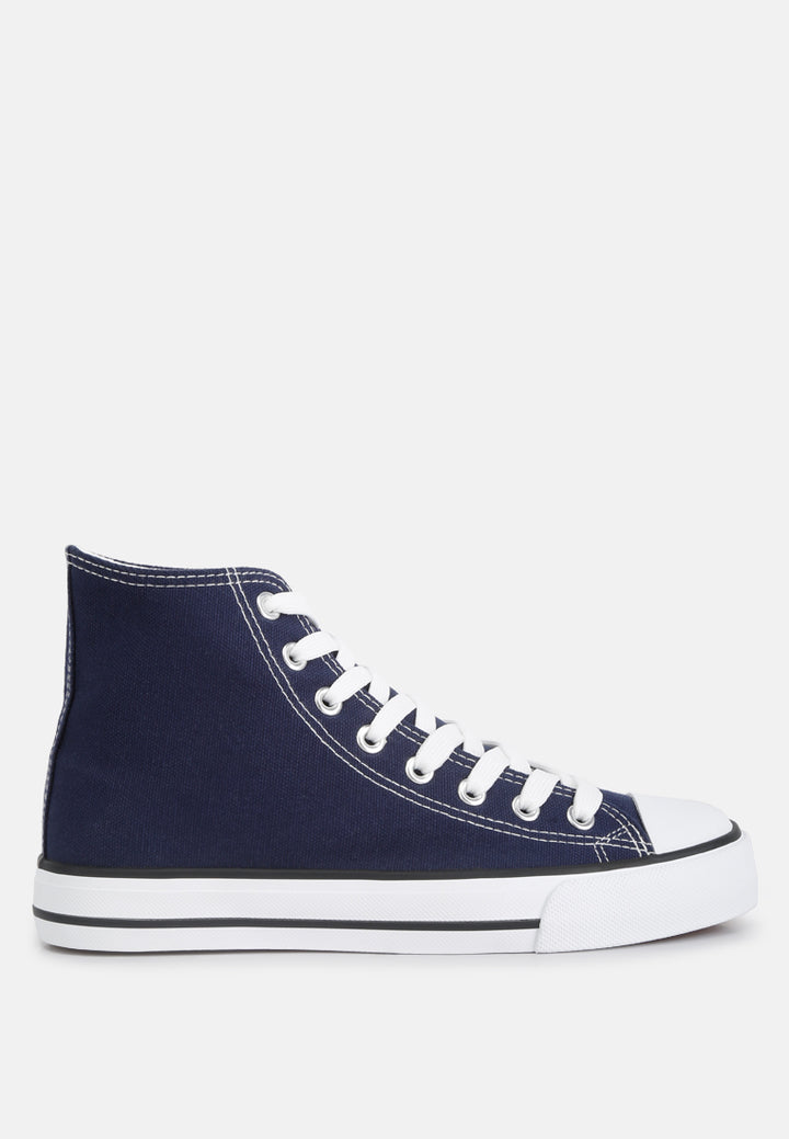 women high top basketball canvas sneakers#color_navy
