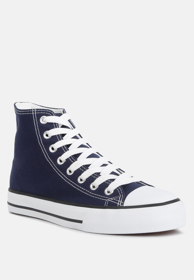 women high top basketball canvas sneakers#color_navy