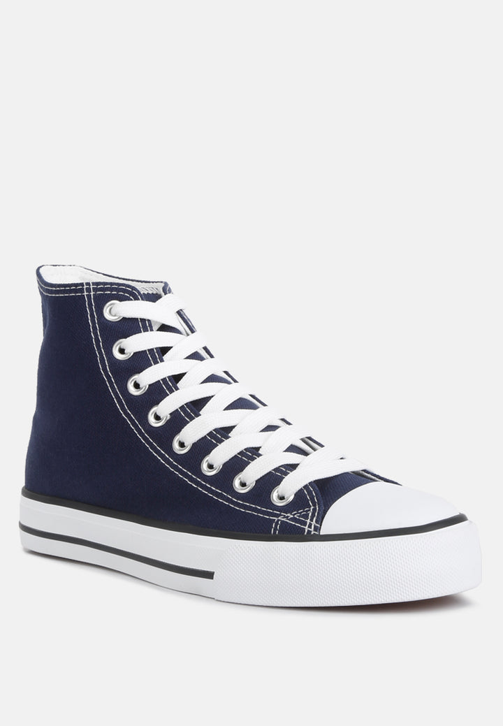 women high top basketball canvas sneakers#color_navy