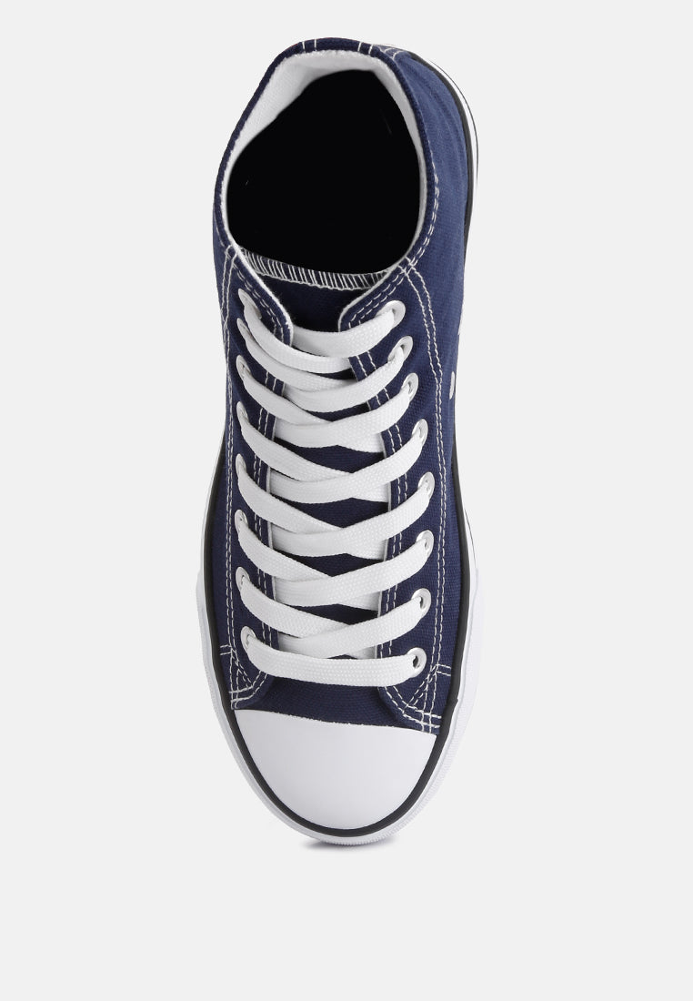 women high top basketball canvas sneakers#color_navy