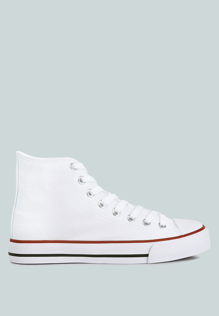 women high top basketball canvas sneakers#color_white