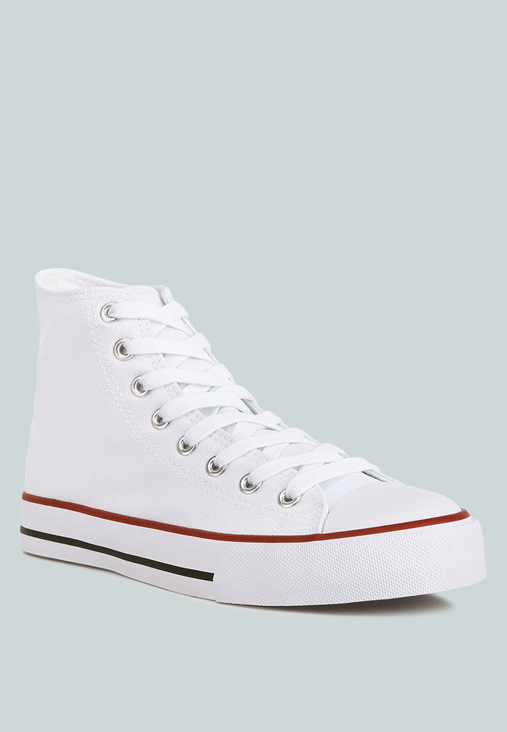 women high top basketball canvas sneakers#color_white