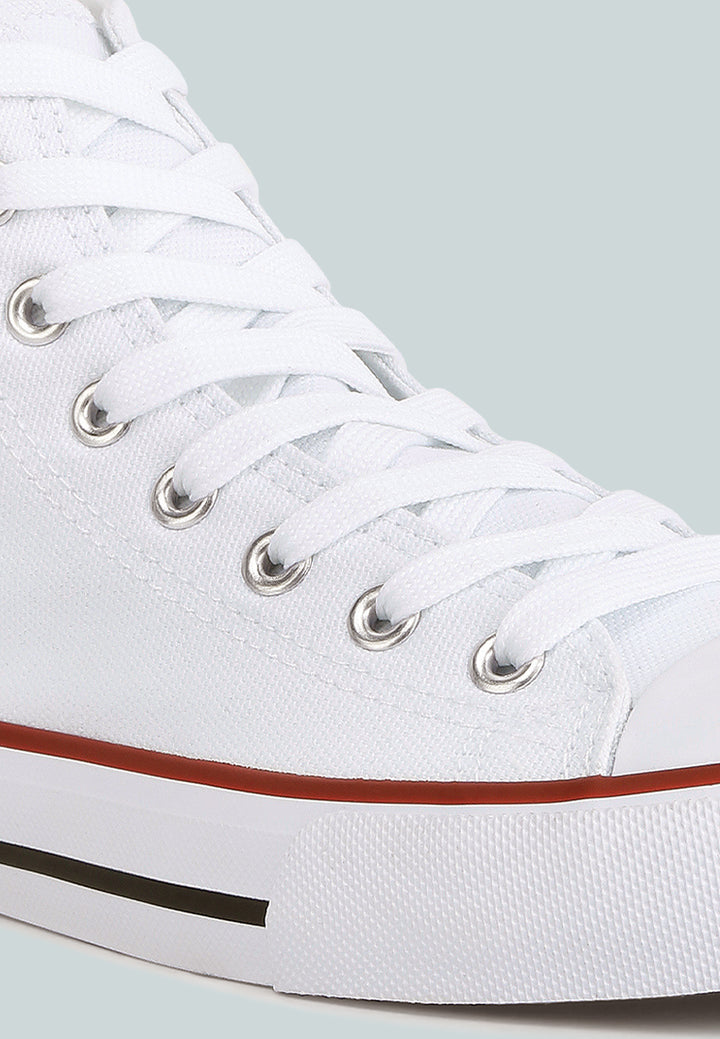 women high top basketball canvas sneakers#color_white