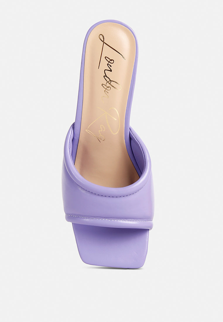 Women Quilted Block Heeled Sandals