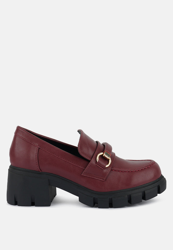 women chunky platform loafers#color_burgundy