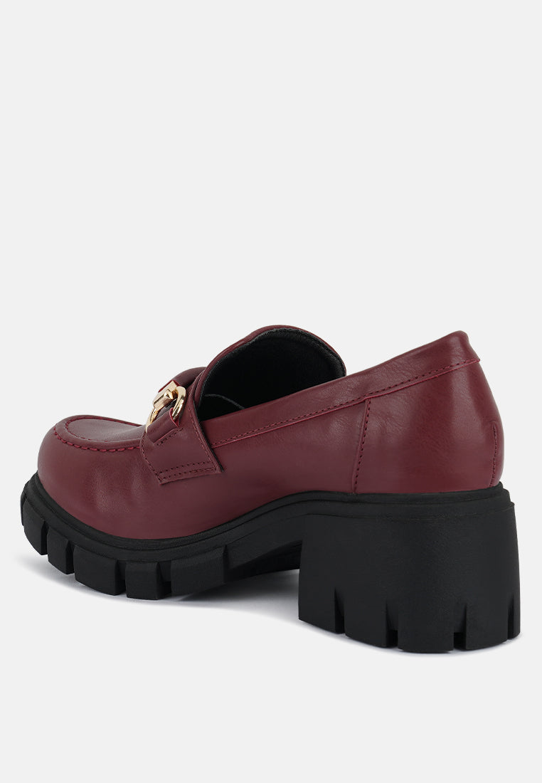women chunky platform loafers#color_burgundy