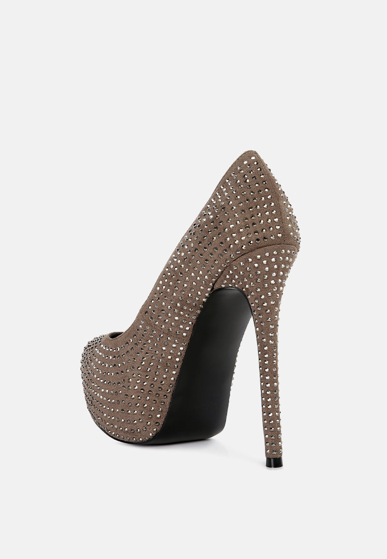 women heat set diamante pumps#color_taupe