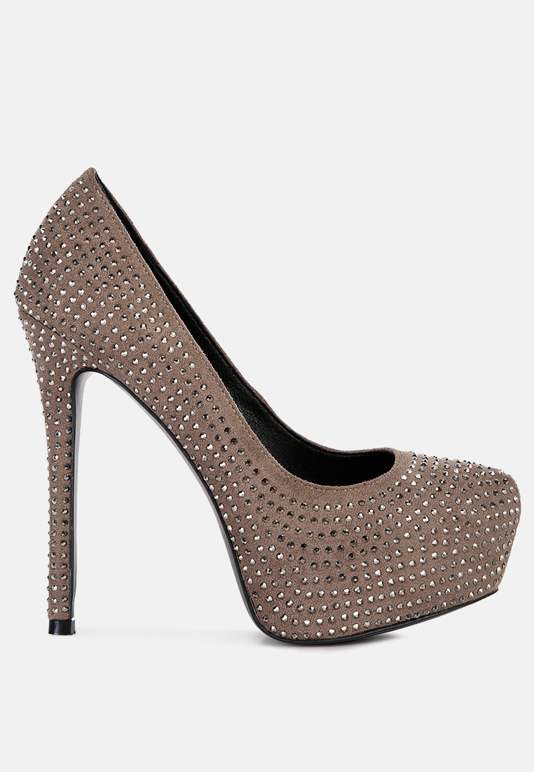 women heat set diamante pumps#color_taupe