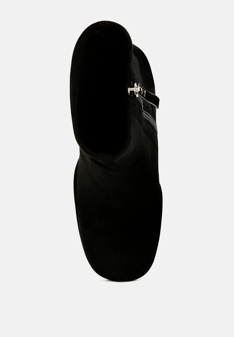 women high heeled ankle boot#color_black