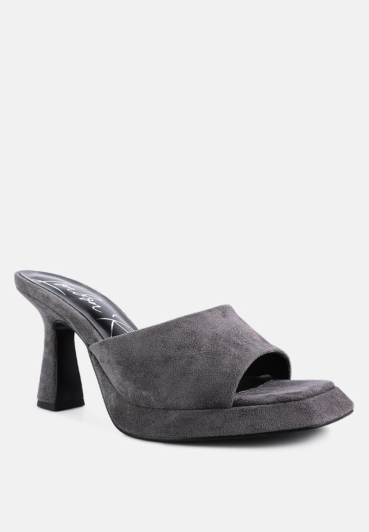women mid heel classic sandals#color_grey