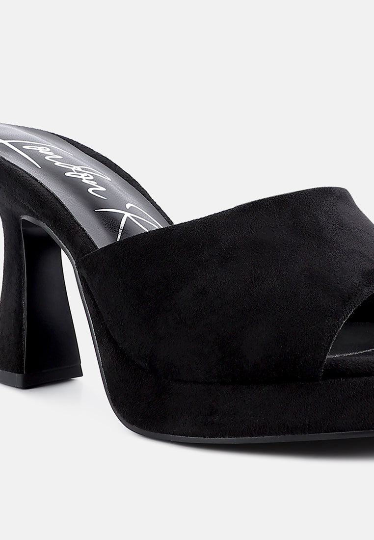 women mid heel classic sandals#color_black