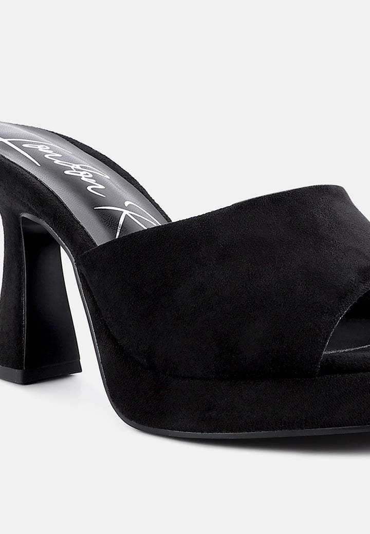 women mid heel classic sandals#color_black