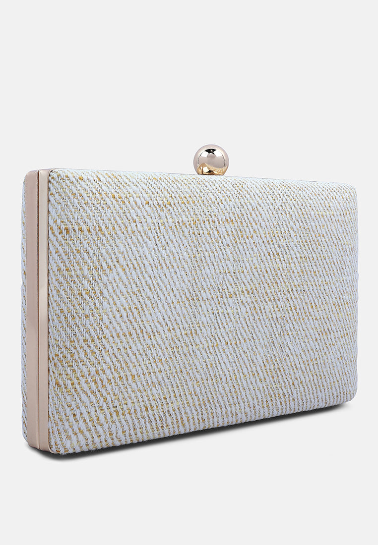 creative weave clutch bag#color_off_white