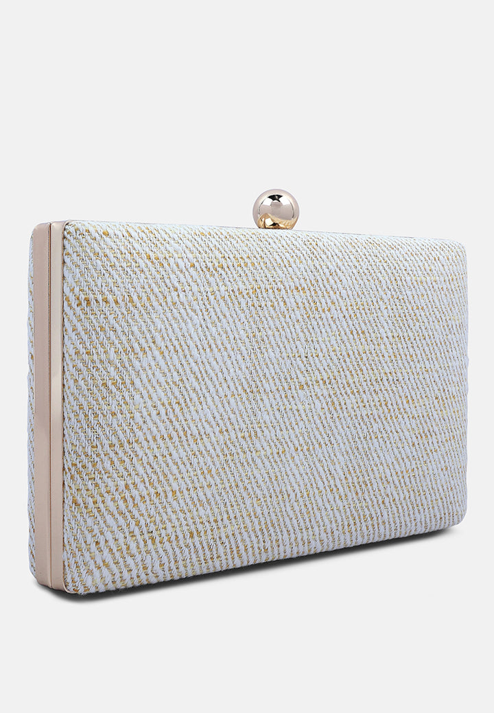 creative weave clutch bag#color_off_white