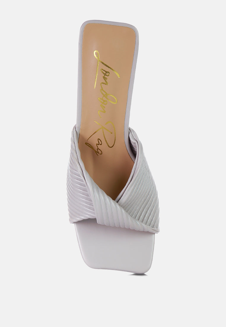 women twist strap block sandals#color_grey