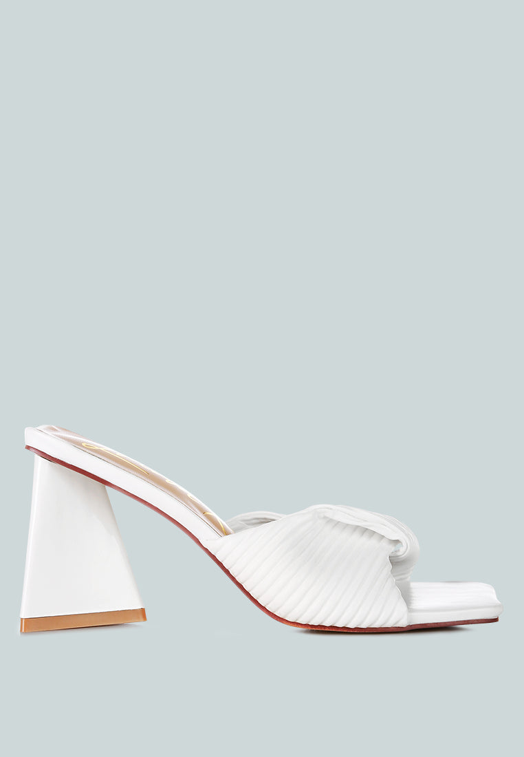 women twist strap block sandals#color_white