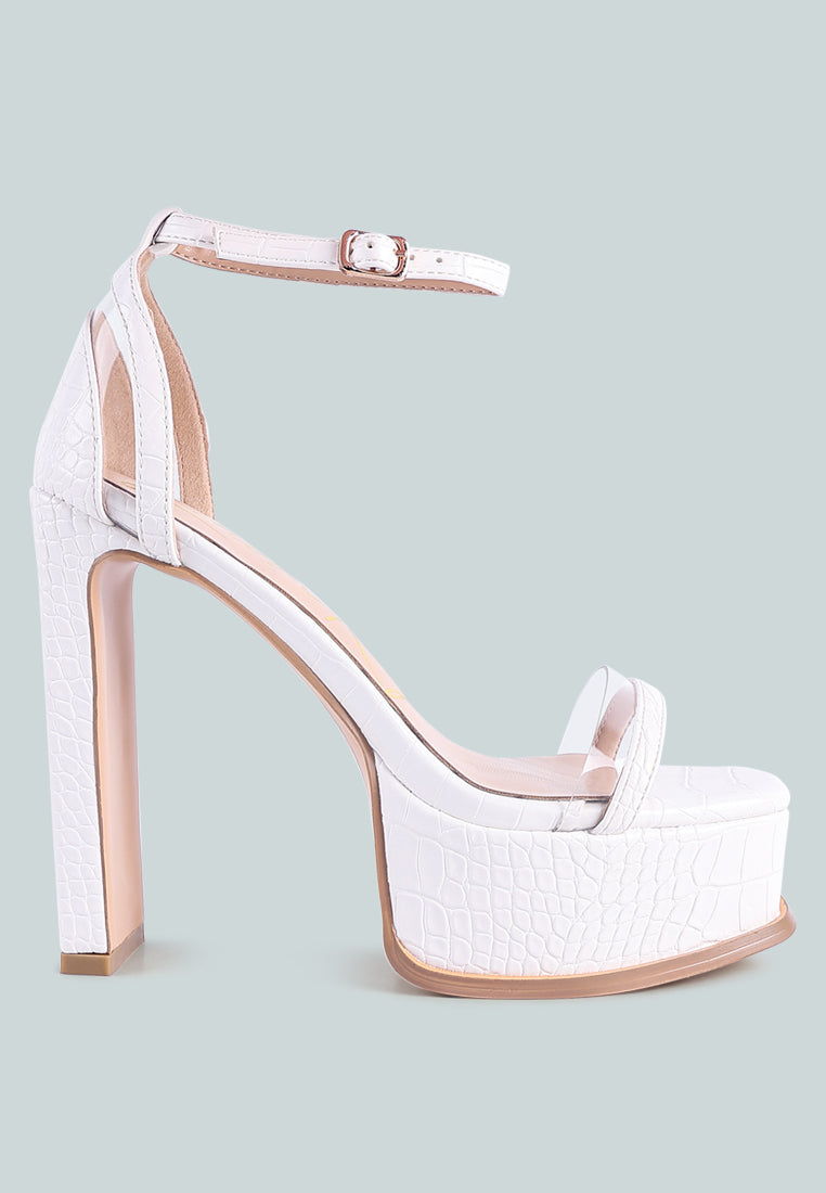 women high heeled chunky sandals#color_white