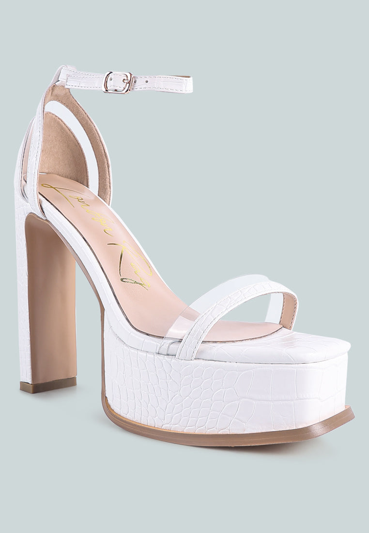 women high heeled chunky sandals#color_white