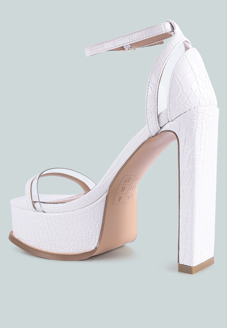 women high heeled chunky sandals#color_white