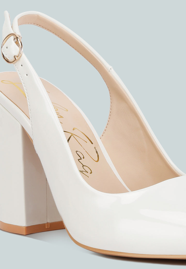 women dalaney slingback high block sandals#color_white