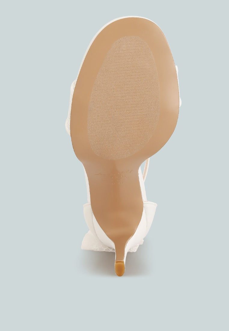 bow detail lace stiletto sandals#color_white