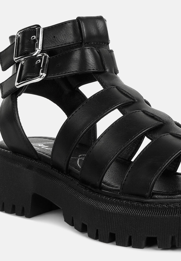 women flatform gladiator sandals#color_black
